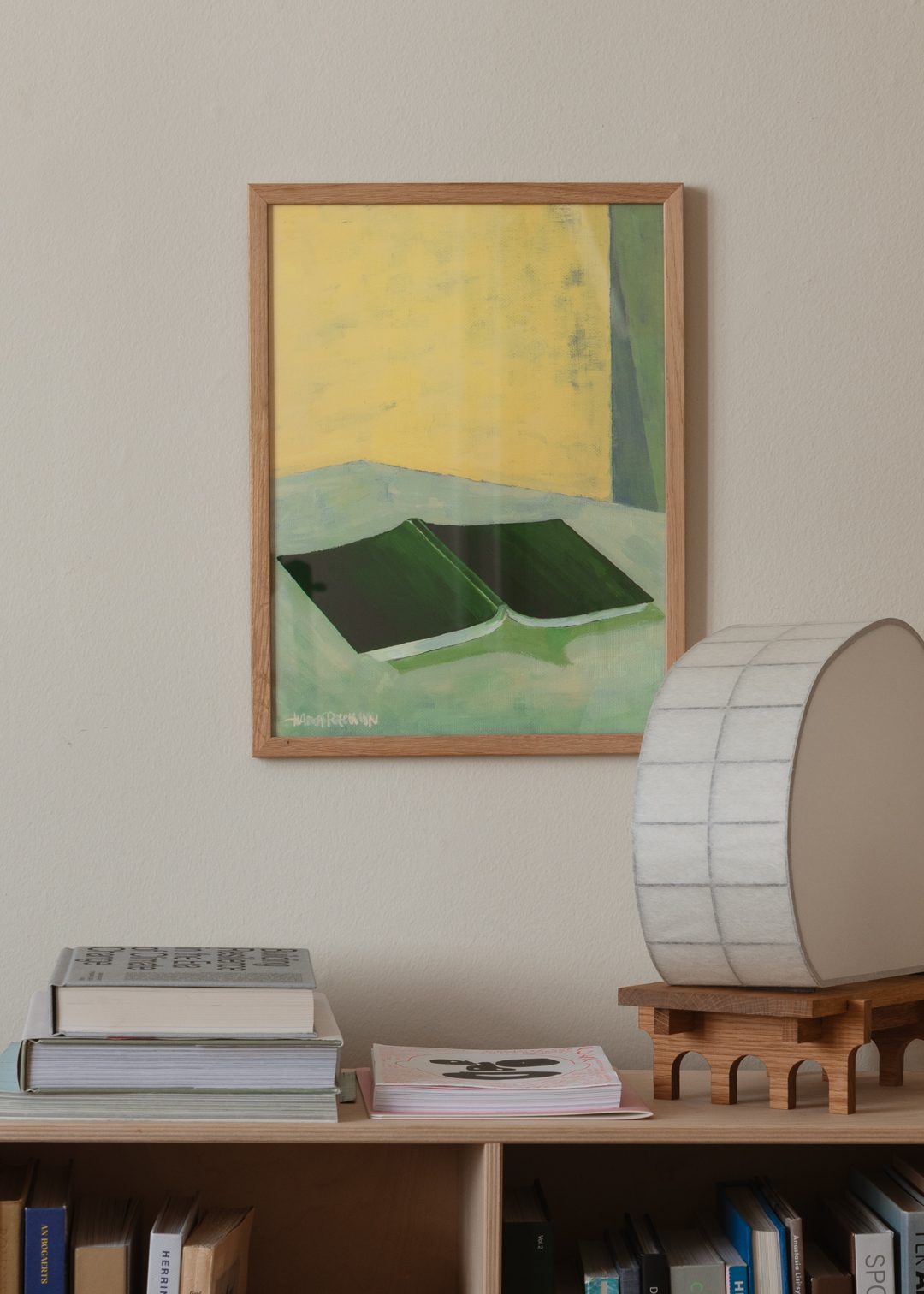 The Poster Club Art Prints The Book Poster 30x40 cm grün
