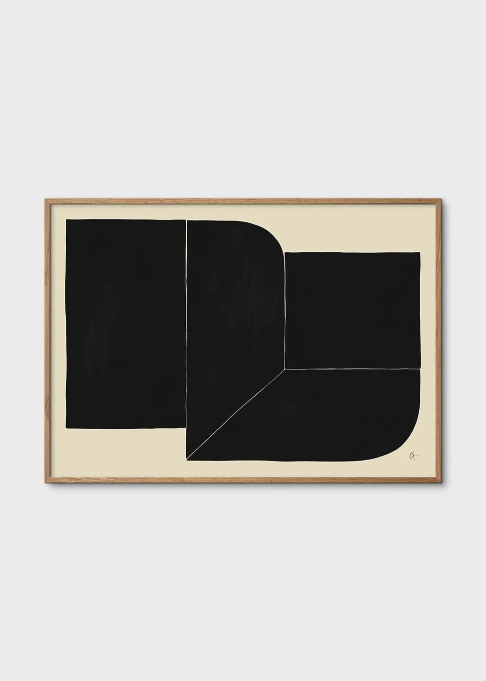 The Poster Club 6AM Kunstdruck 50x70 cm beige