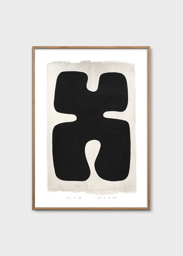 The Poster Club Art Prints Lava Pigments Poster 30x40 Schwarz Weiß