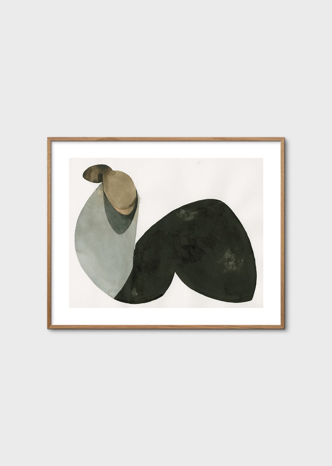 The Poster Club Art Prints Resting Woman Poster 40x50 grün