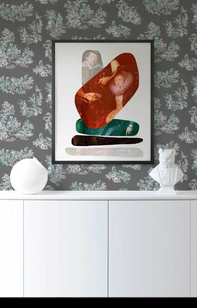 Mineheart Wall Art Shape and Colour Couple Bild 66x81,3cm