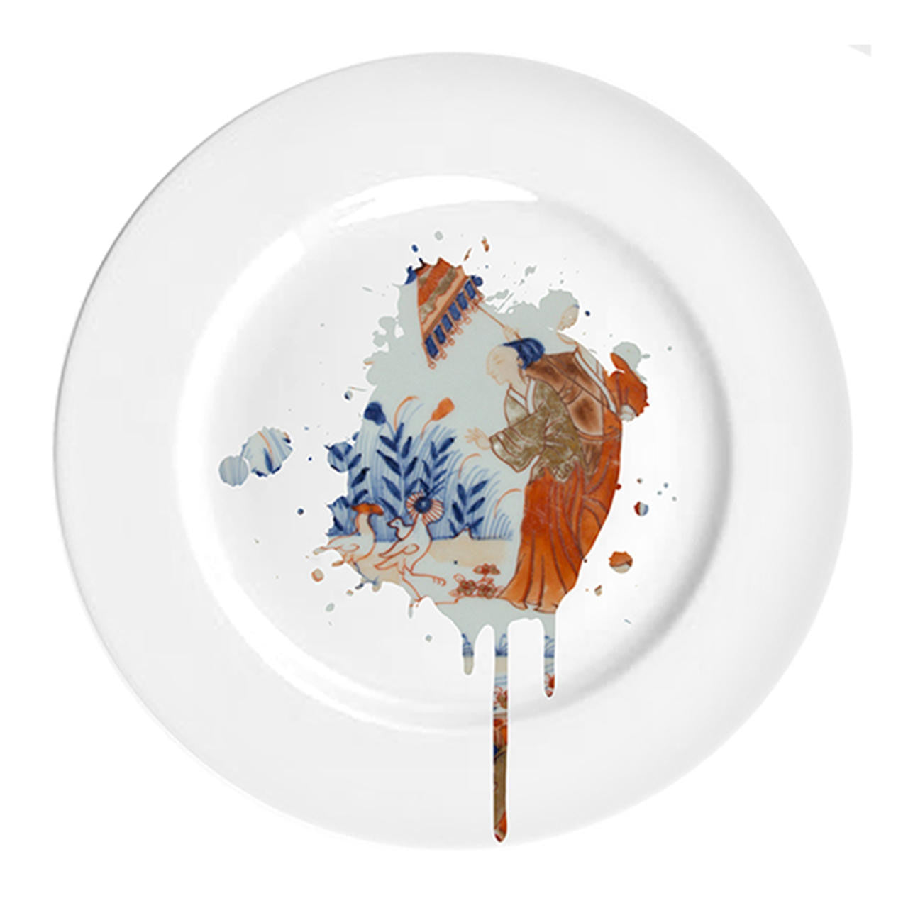 Mineheart Homeware Undercover Imari Teller Weiß 26,6cm Porzellan