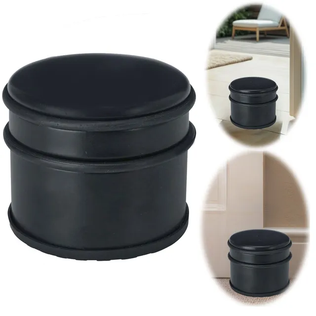 LS-LebenStil Möbel & Wohnen Premium Türstopper Schwarz 1,1kg