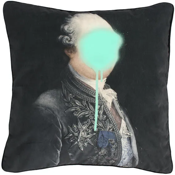 Mineheart Cushions Monsieur Mint Kissen Samt 45x45 cm