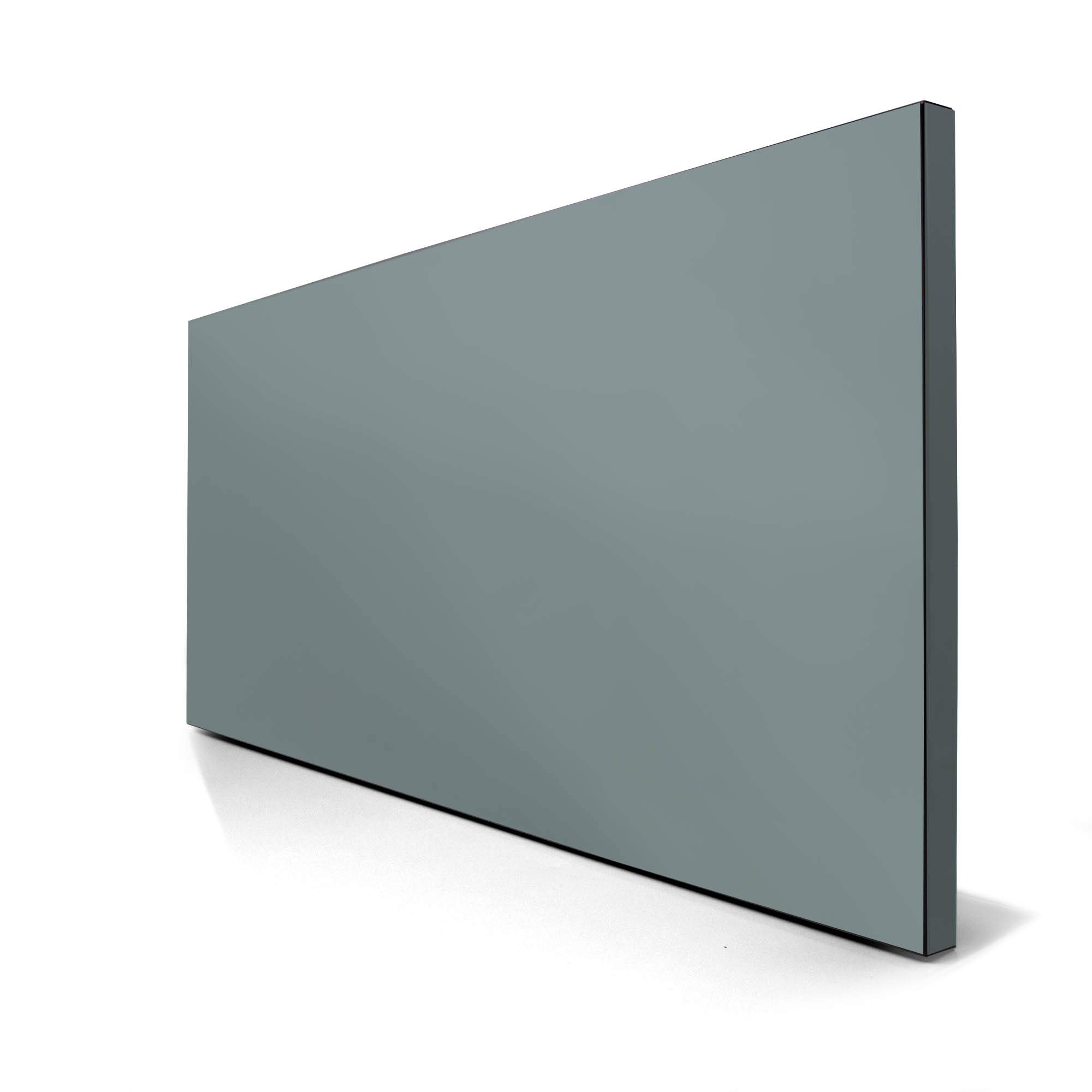 Banjado Magnettafel Schwarz 78x37cm Magnetwand Grau beschreibbar