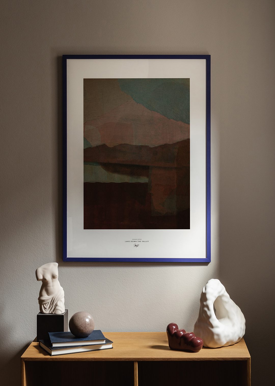The Poster Club Lake Down the Valley Poster 30x40