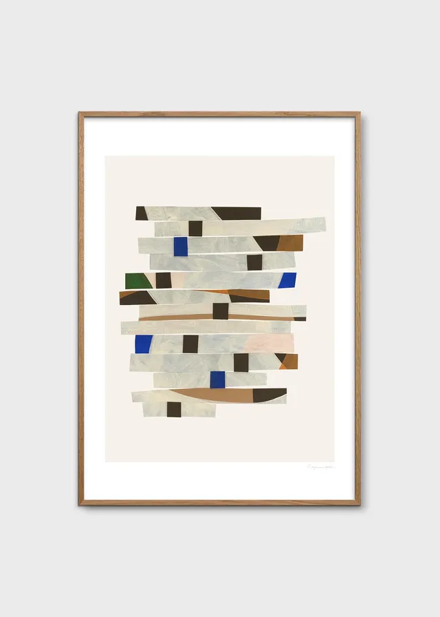 The Poster Club Art Prints Cut up Stripes Poster 30x40 cm abstrakt