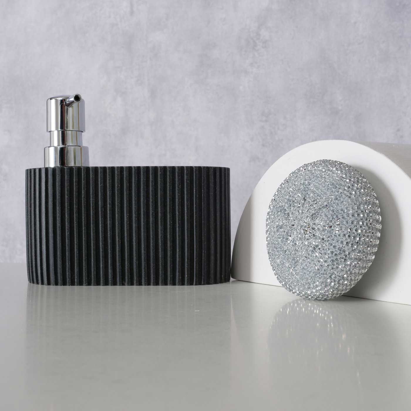 LS-LebenStil Küche & Haushalt Spülbecken Organizer Ribe Schwarz 100ml