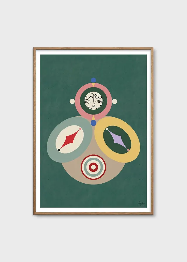 The Poster Club Art Prints Spica Poster A4 grün