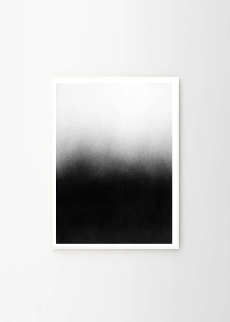The Poster Club Art Prints Hazy Black Poster 79x108 cm schwarz
