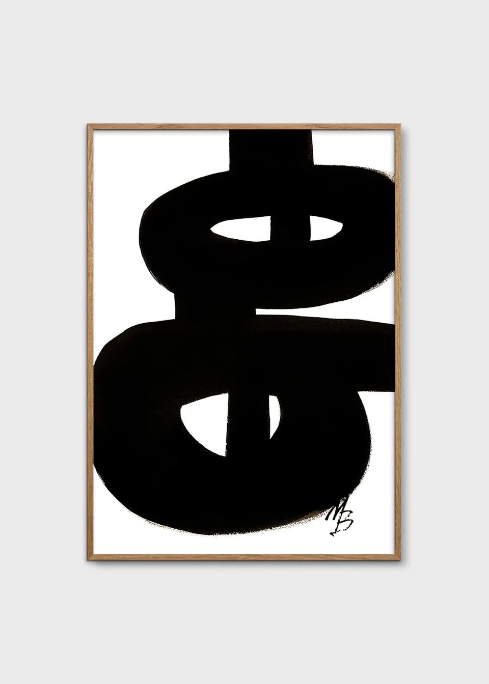 The Poster Club No 02 Poster 30x40 schwarze Linien