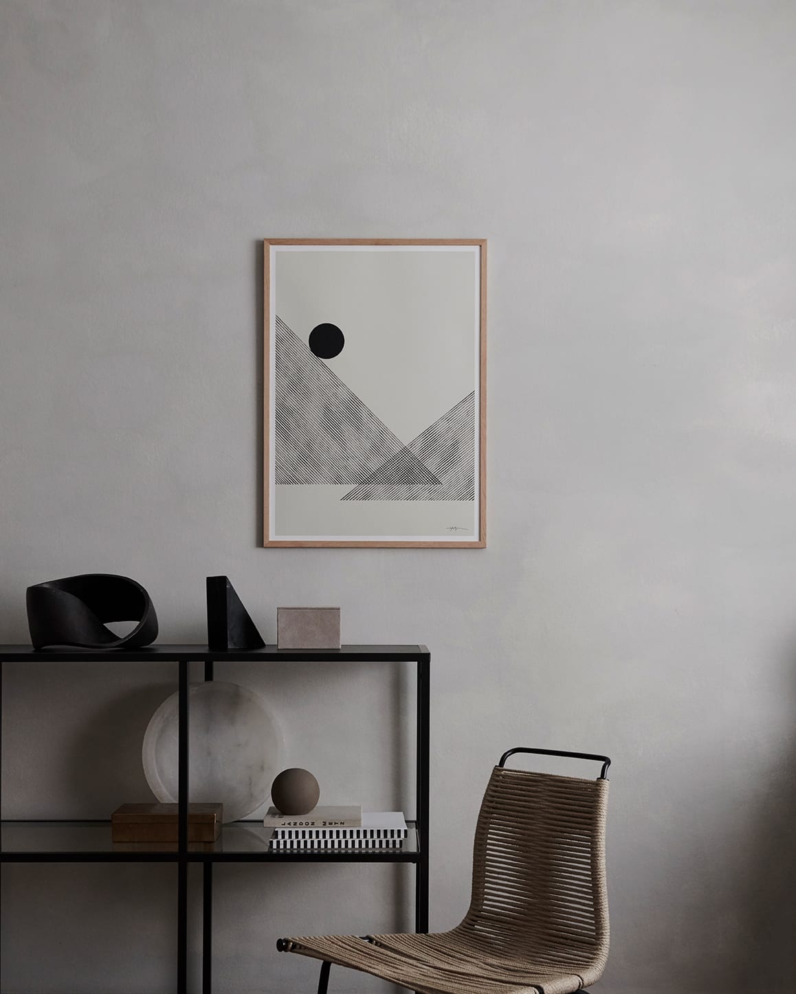 The Poster Club Altitude Poster 30x40 beige