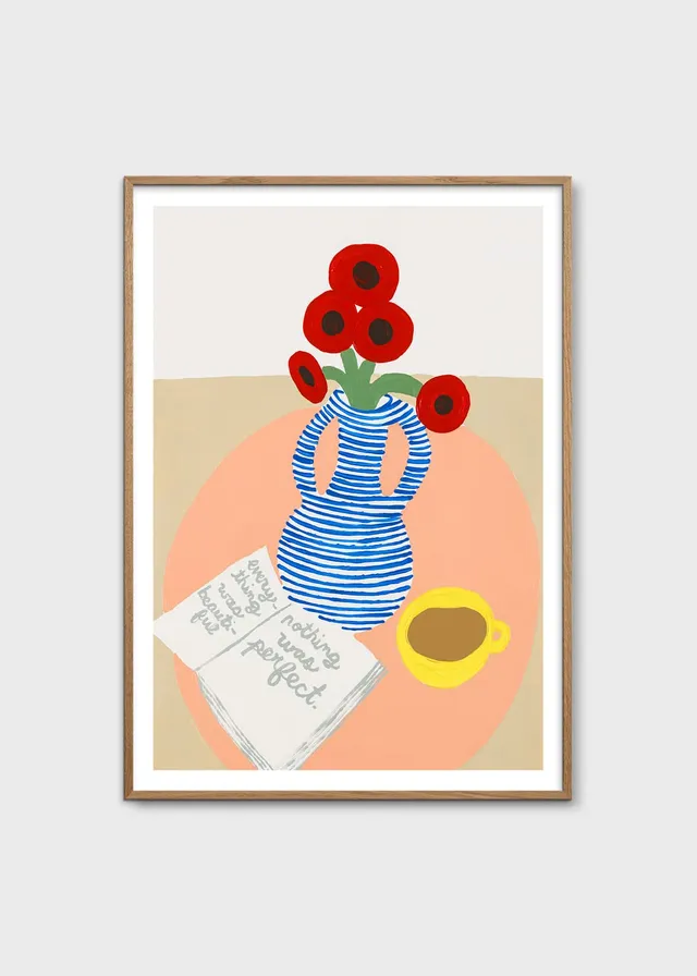 The Poster Club Everything was Perfect Poster 30x40cm botanisch