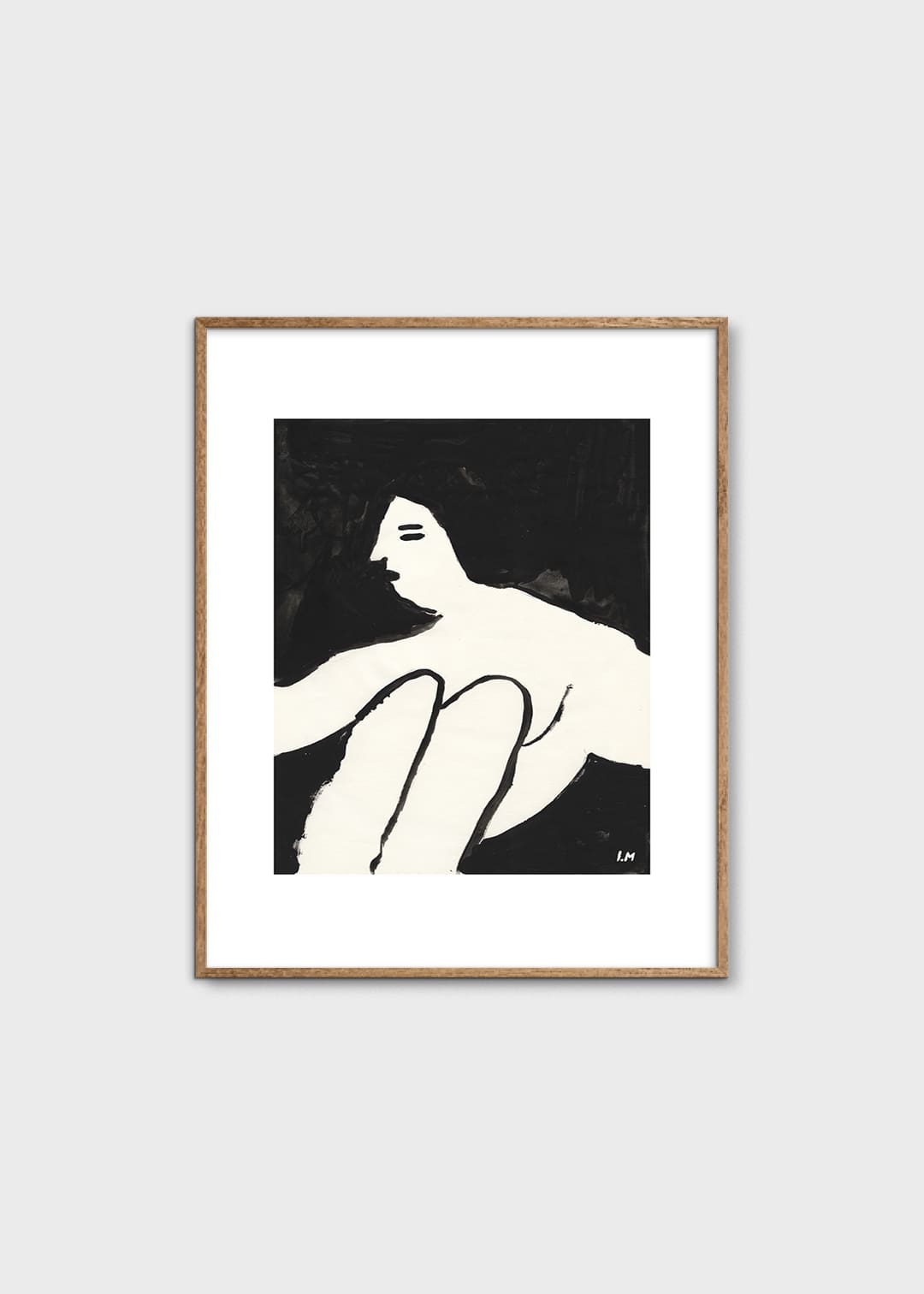 The Poster Club Woman Poster 40x50 cm beige Isis Maakestad