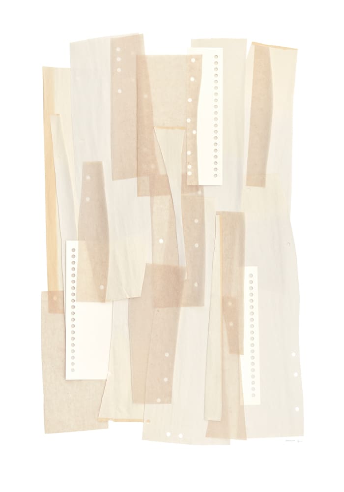 The Poster Club Balance No. 122 Kunstdruck 30x40 beige