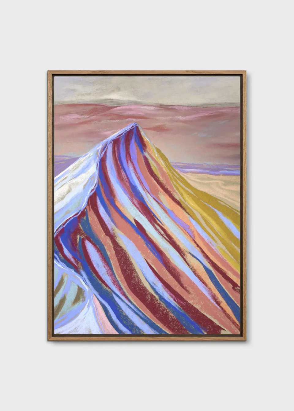 The Poster Club Velvet Peak II Leinwandbild 30x40 cm gerahmt