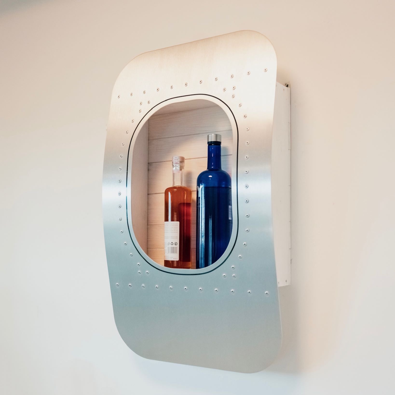 aircraftwindows Wall Bars 1er Wandbar Tannenholz Flamed Oiled