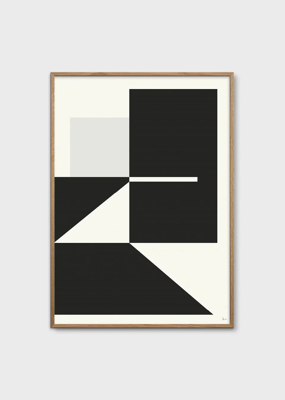 The Poster Club Art Prints Composition 01 Poster A4 Beige