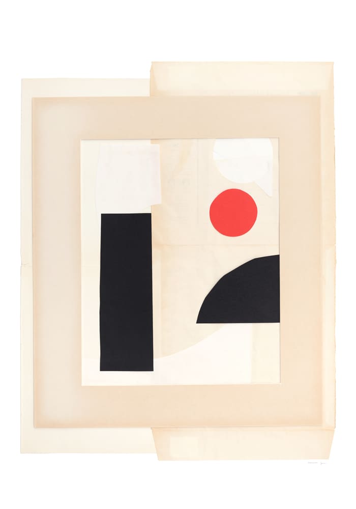 The Poster Club Balance 110 Kunstdruck 30x40 beige abstrakt
