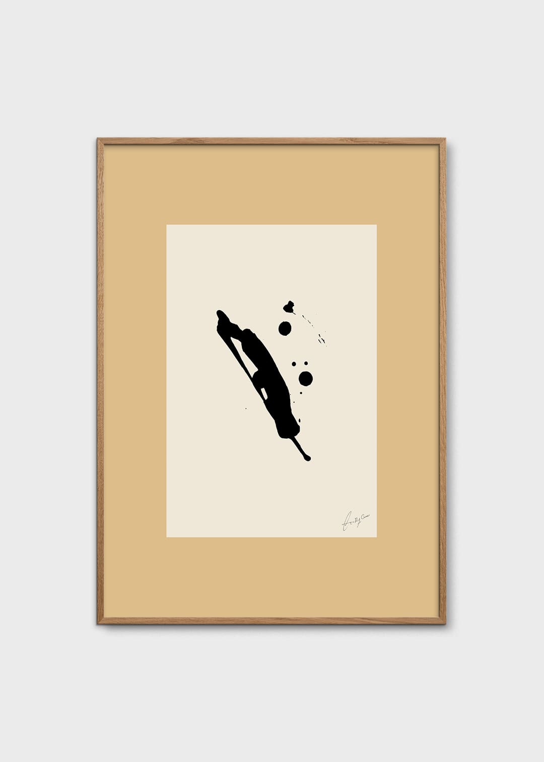 The Poster Club Imagine Poster 30x40 cm beige-schwarz