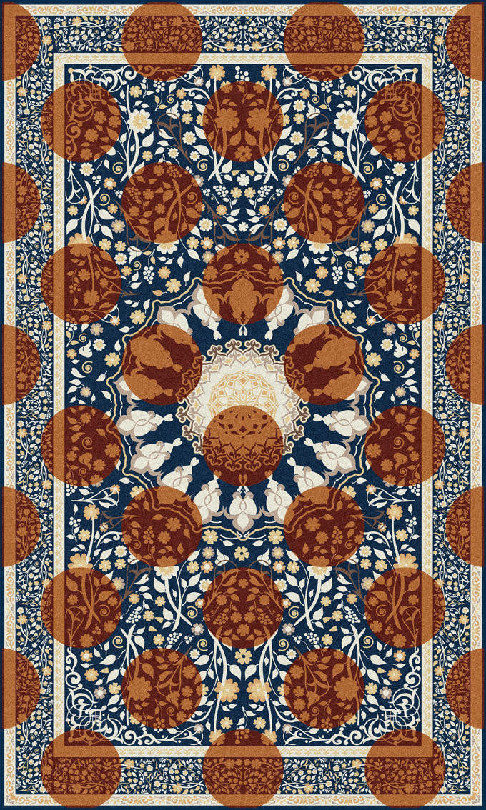 Mineheart Autumn Morning Rug Teppich blau 250x150