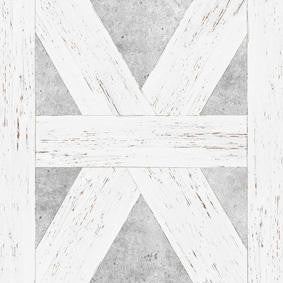 Mineheart Wallpaper White Tudor Tapete A3 Muster weiss