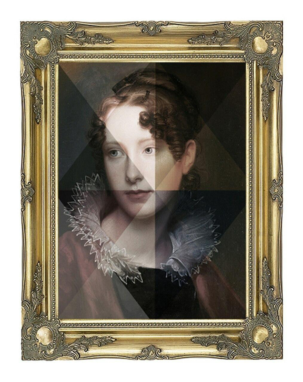 Mineheart Winters Morning Wandbild 61x81cm grau Portrait