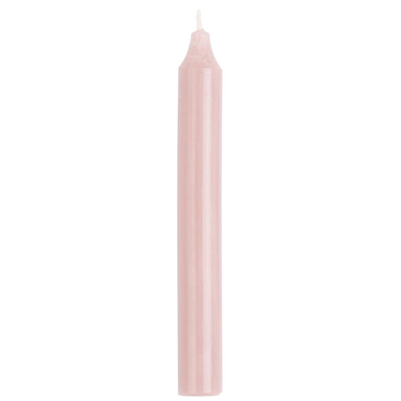 LS-LebenStil Ribe Stabkerzen Hellrosa 4er Set 18cm durchgefärbt