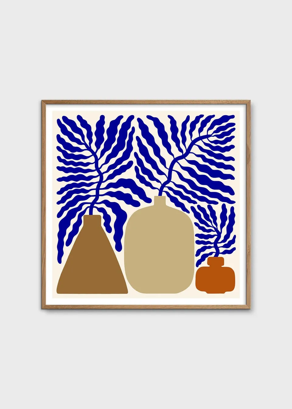 The Poster Club Put Me In A Vase Kunstdruck 50x50 Blau