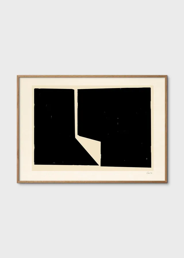 The Poster Club Art Prints Facesing Poster 50x70 beige