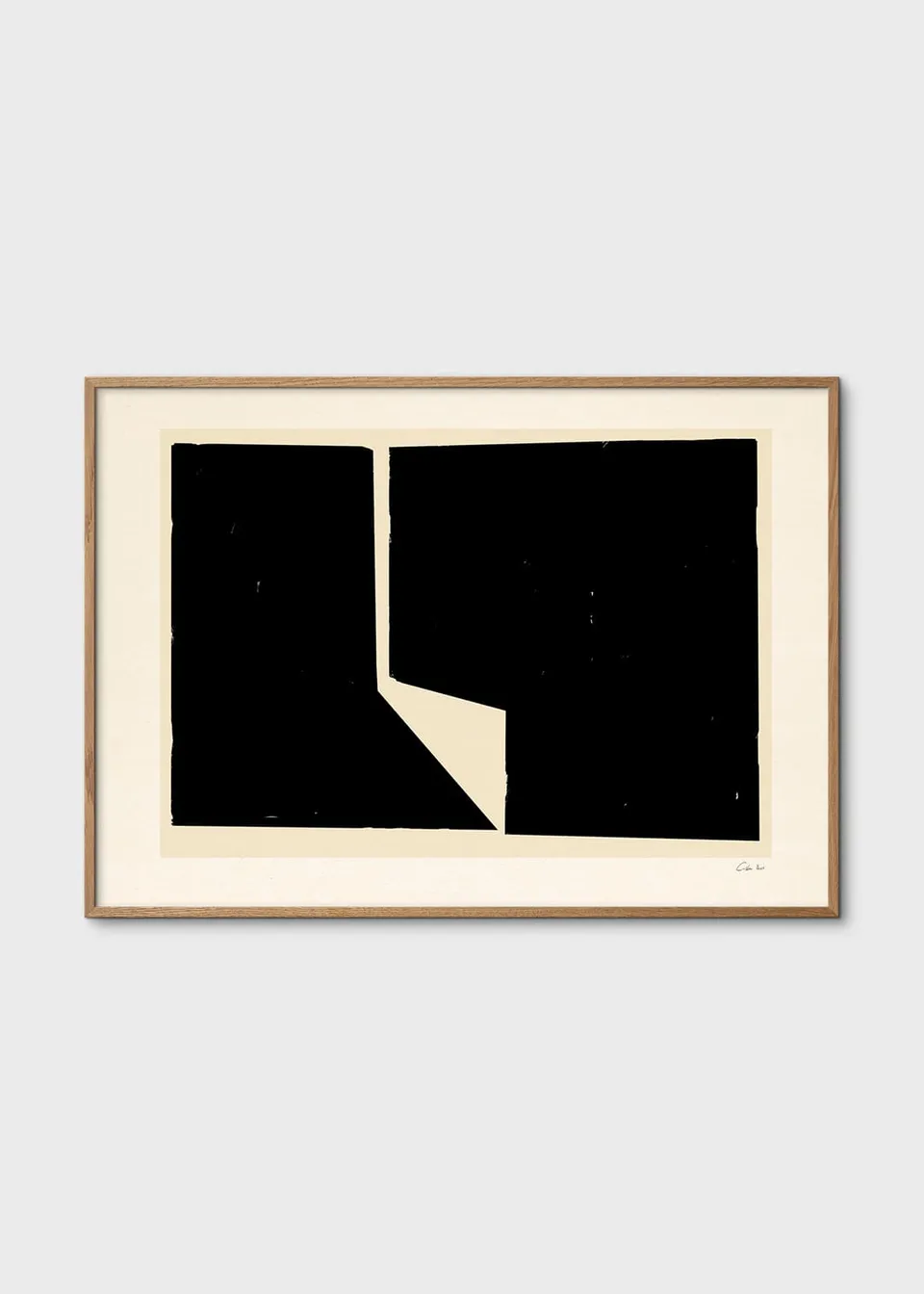 The Poster Club Art Prints Facesing Poster 50x70 beige