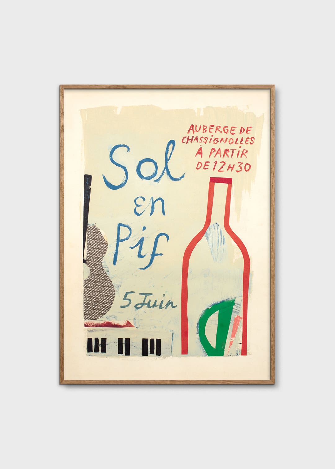 The Poster Club Sol en Pif Kunstdruck 30x40 cm beige