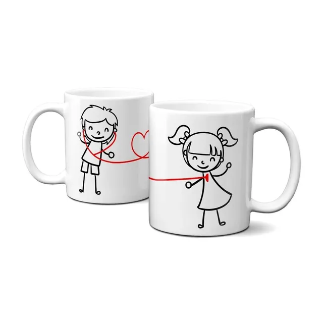 Hustling Sharks Wandbilder Liebe Dich Tasse 330ml weiß Herz