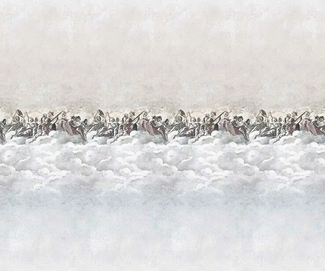 Mineheart In The Clouds Tapete Wolken A3 Muster glatt