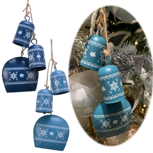LS-LebenStil Kuhglocken Deko-Objekt 2er Set 25cm