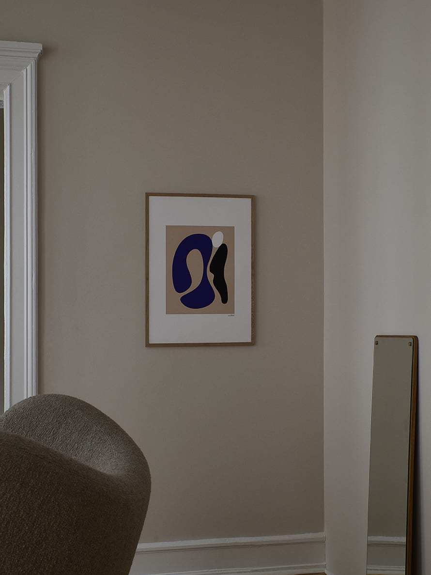 The Poster Club Art Prints Skulptur No 01 Poster 50x70 cm Beige