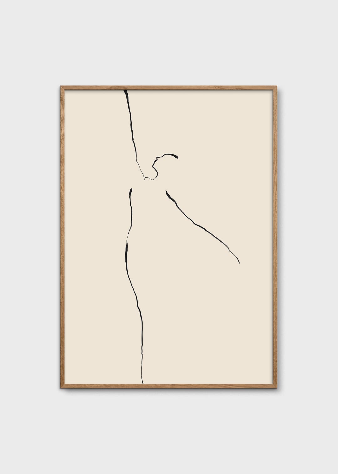 The Poster Club Art Prints Dancer 02 Poster 30x40 cm beige