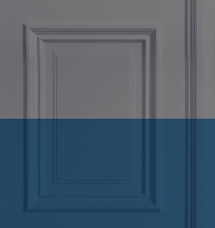 Mineheart Wallpaper Grey Marine Panelling Tapete Grau Blau Paneeloptik
