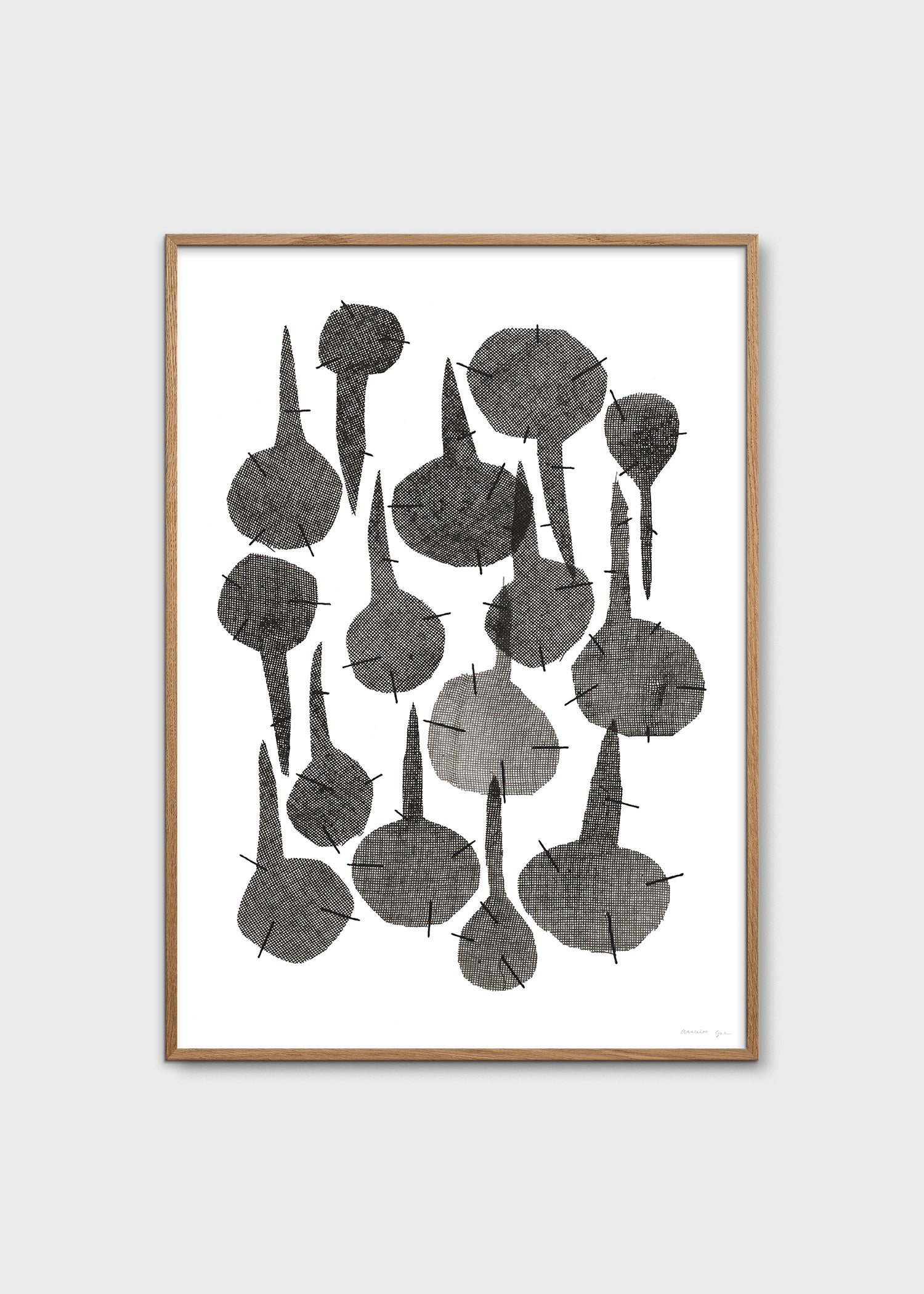 The Poster Club No. 181 Poster 30x40 cm grau abstrakt