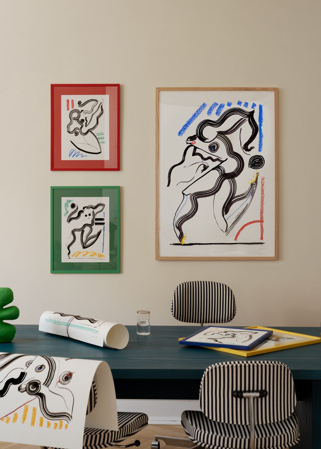 The Poster Club Gymnastics Kunstdruck 30x40 cm bunt