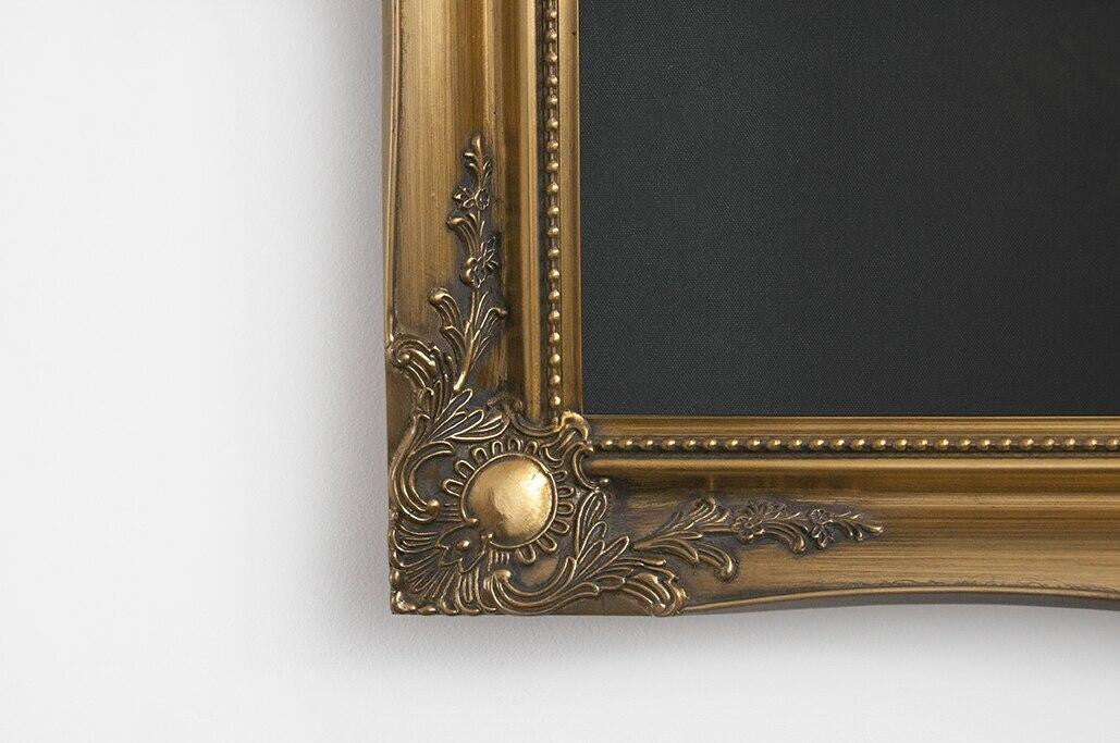 Mineheart Wall Art Mirror Mirror Leinwandbild 66x81cm Gold