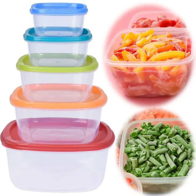 LS-LebenStil Küche Frischhaltedosen Set 5-tlg 225-1900ml Quadratisch