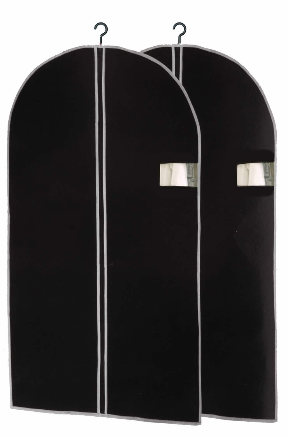 LS-LebenStil Kleidersack XL 150x60cm Schwarz 2er Set