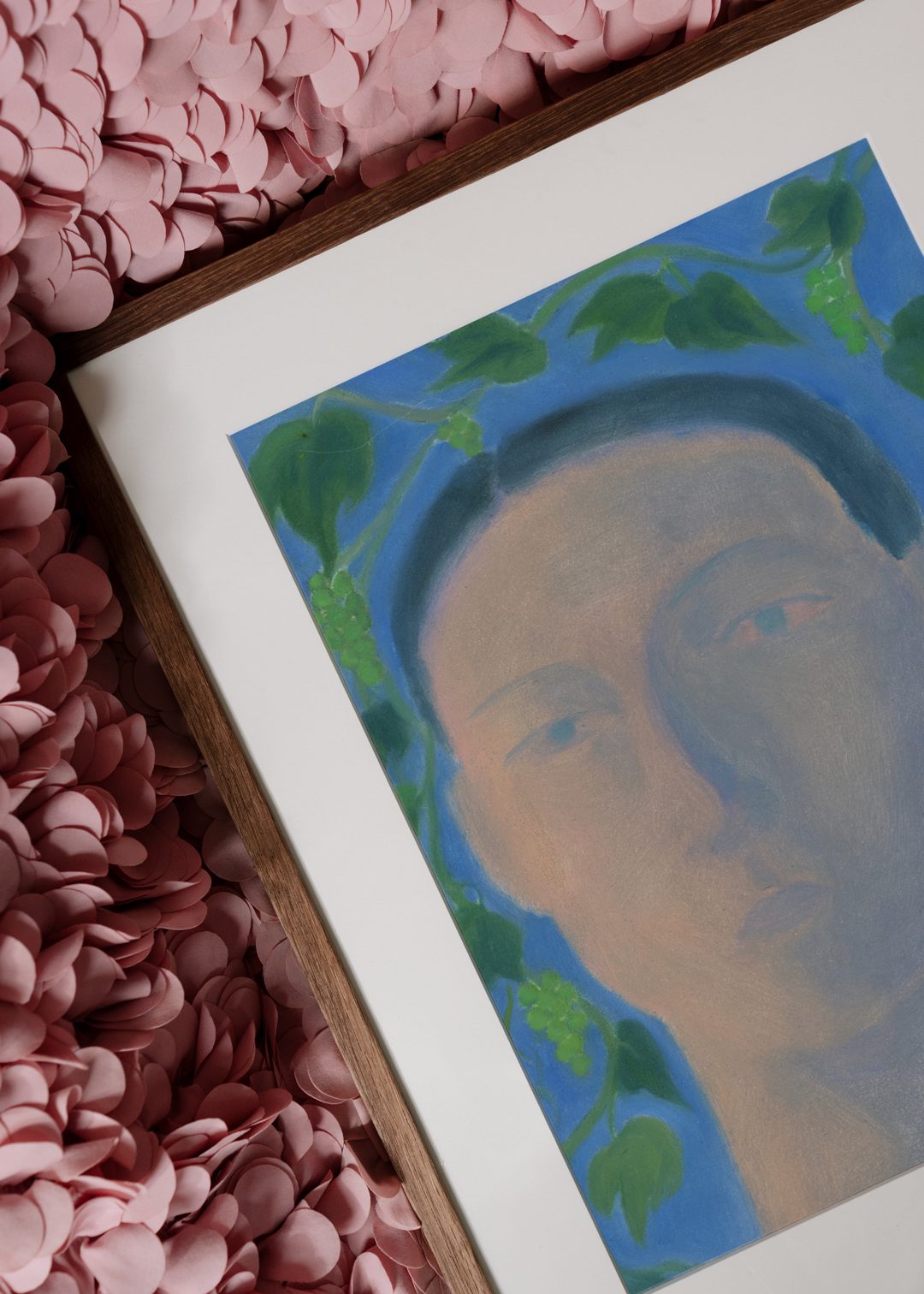 The Poster Club Art Prints Portrait Poster 30x40 cm blau