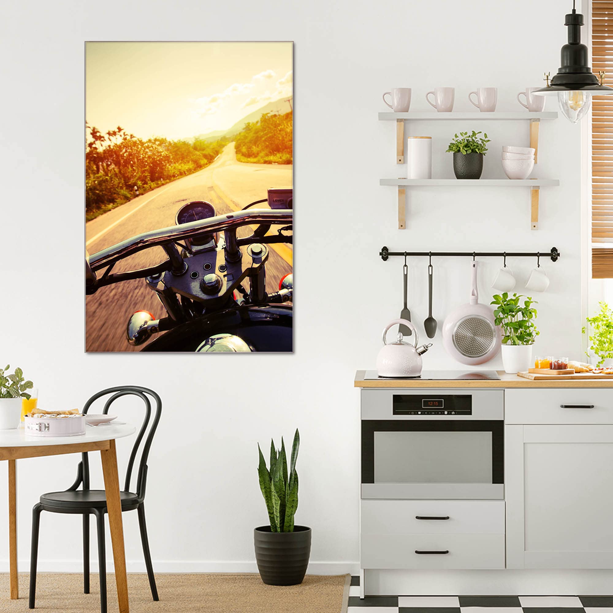 Banjado Magnettafel Glas 60x40cm Easy Rider Technik