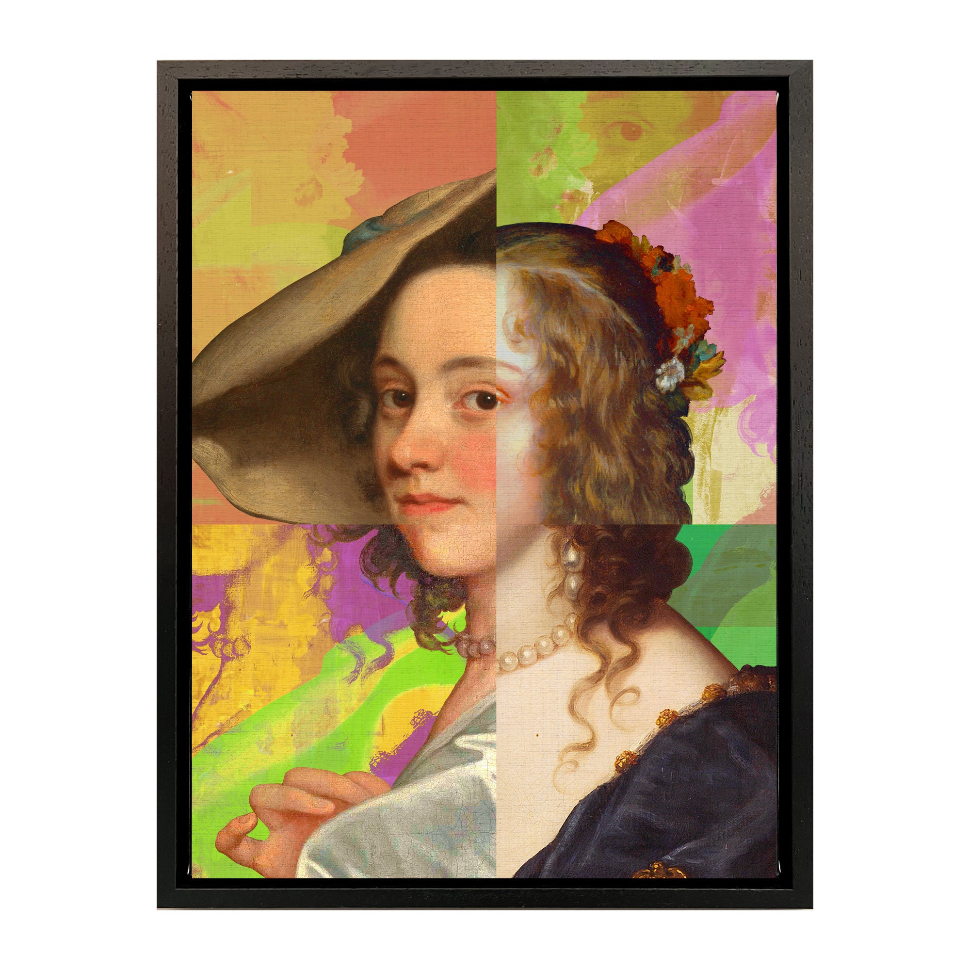 Mineheart Lady Puzzled Poster Lila Kleid 21x30 cm