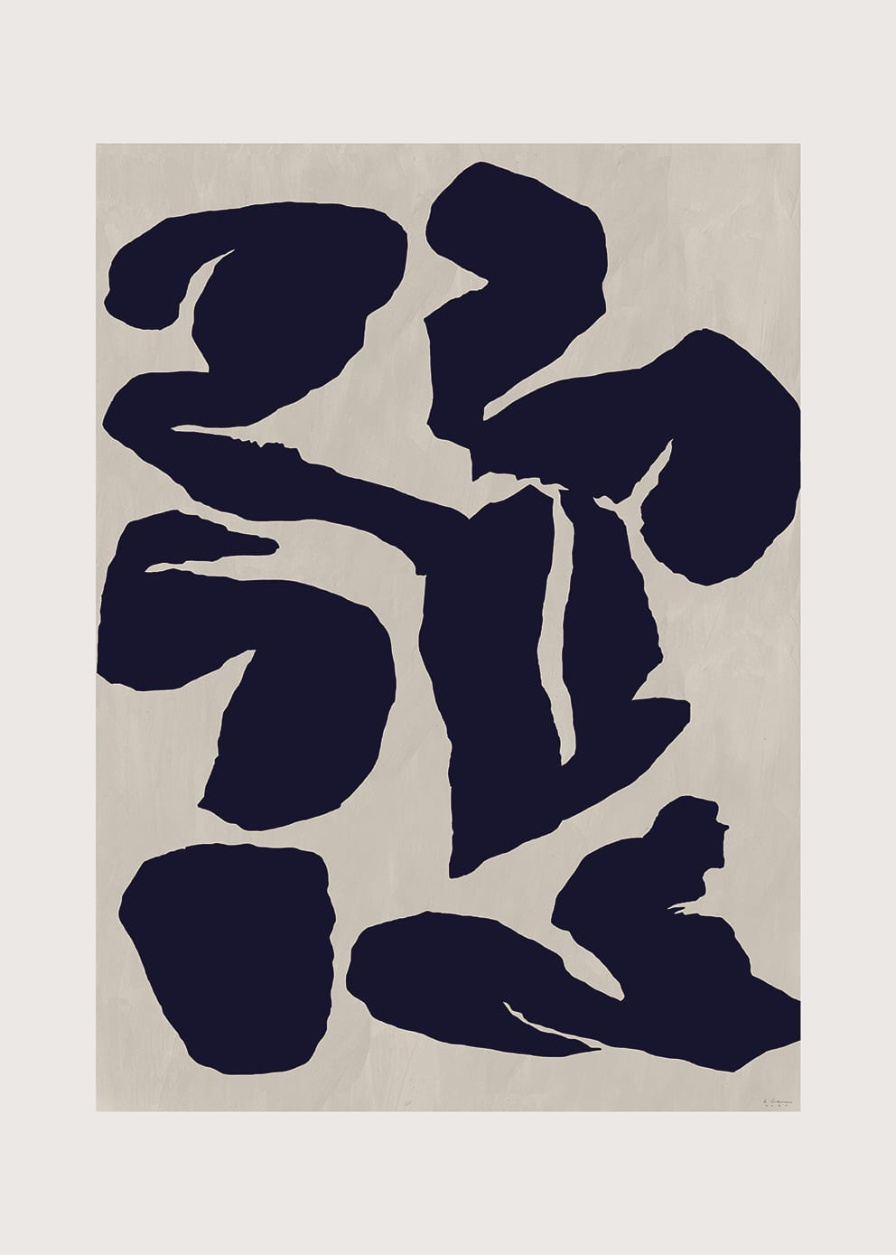The Poster Club Art Prints Variant Poster 30x40 cm beige-schwarz