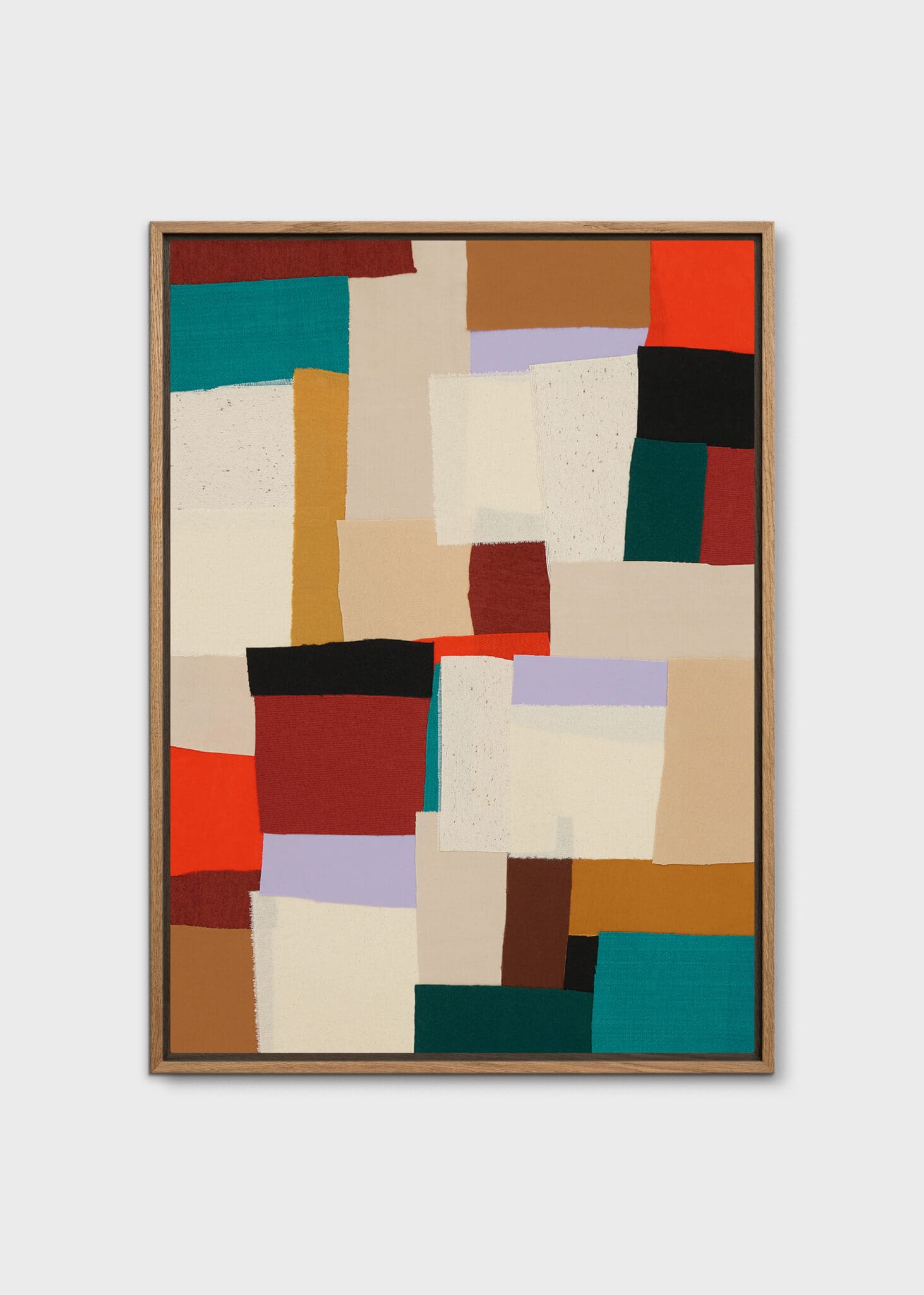 The Poster Club Fields Leinwand 30x40 cm beige