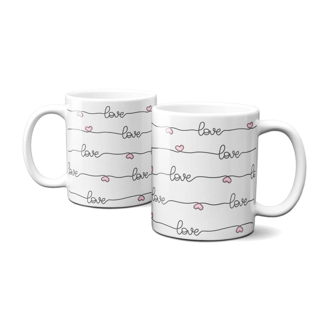Hustling Sharks Wandbilder Love Tasse 330ml Herz Liebe