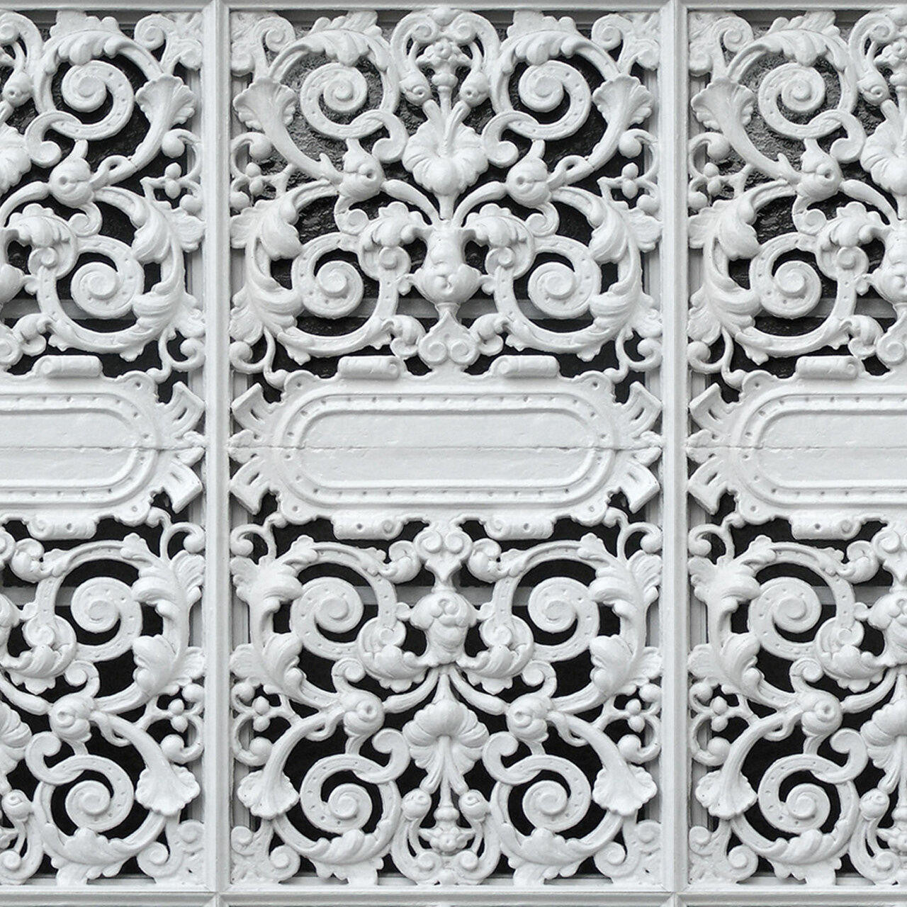 Mineheart Wallpaper Cast Iron Tapete Weiß 52cm Vliestapete